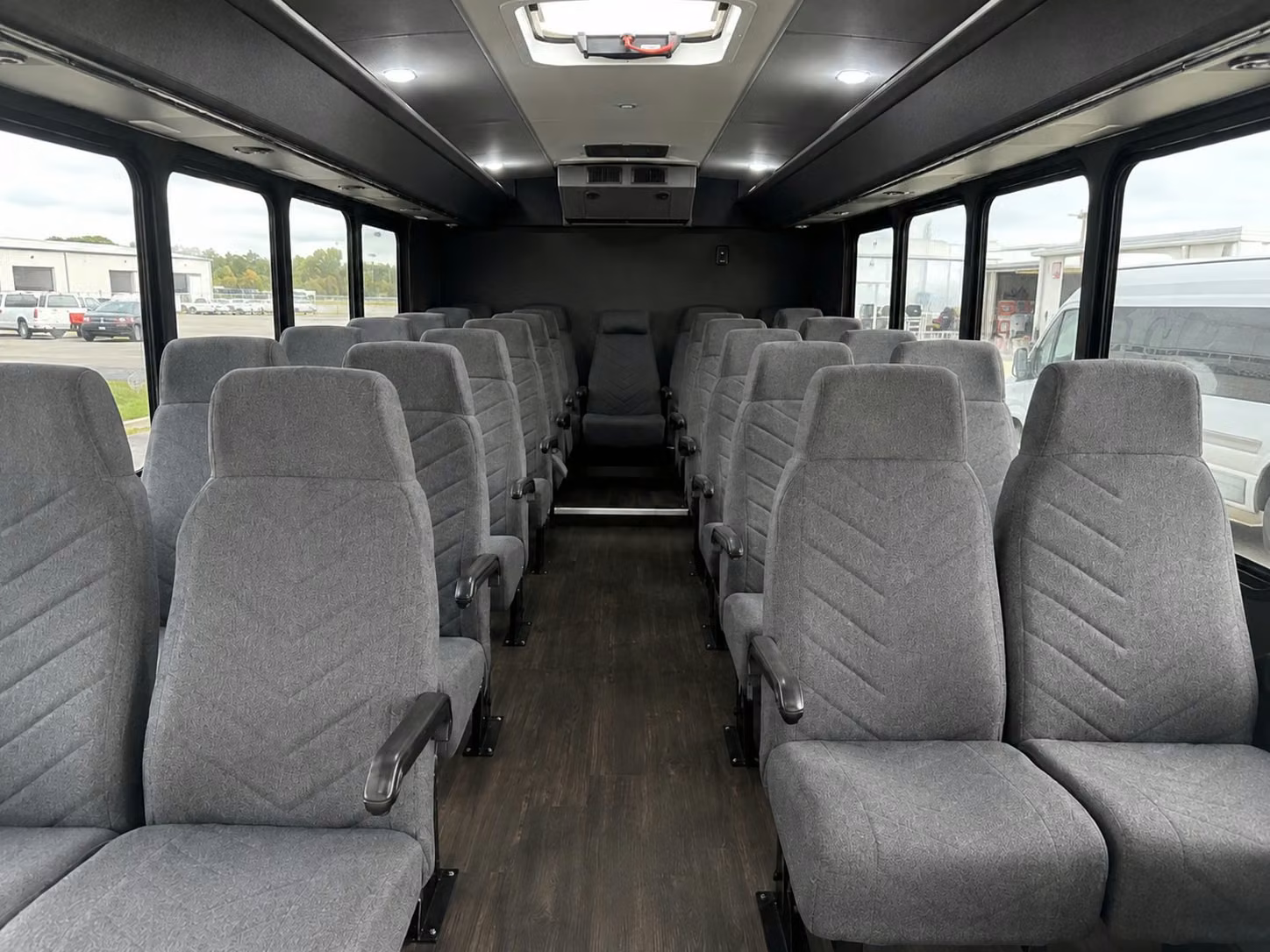 15 passenger minibus interior