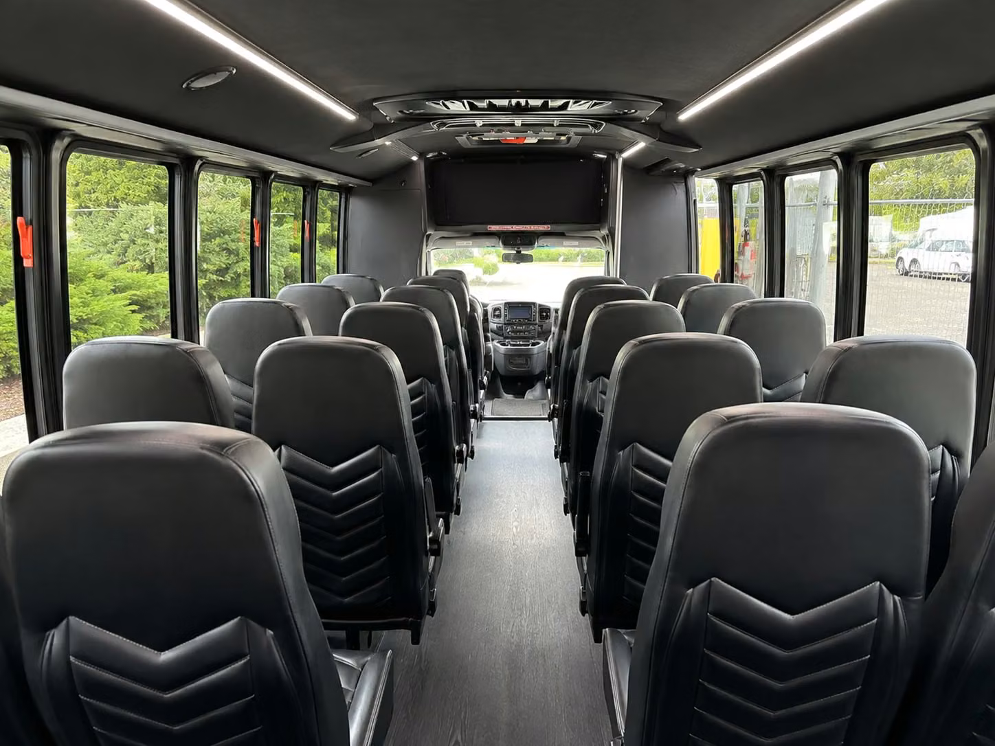 18 passenger minibus interior