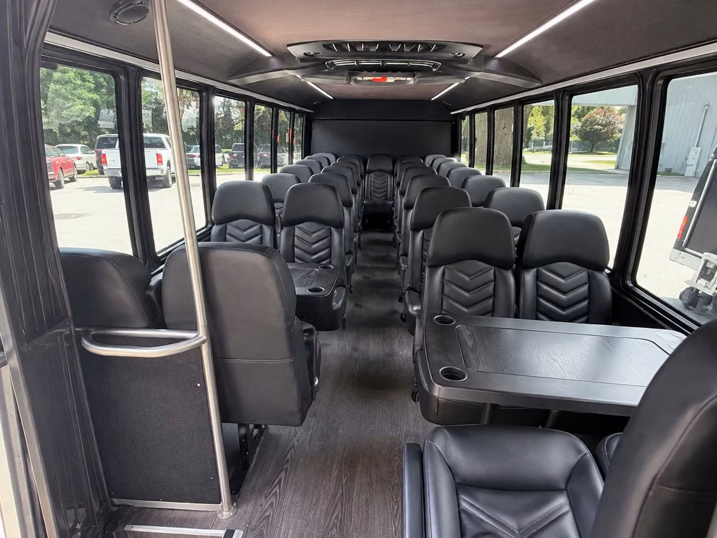 20 passenger minibus inside