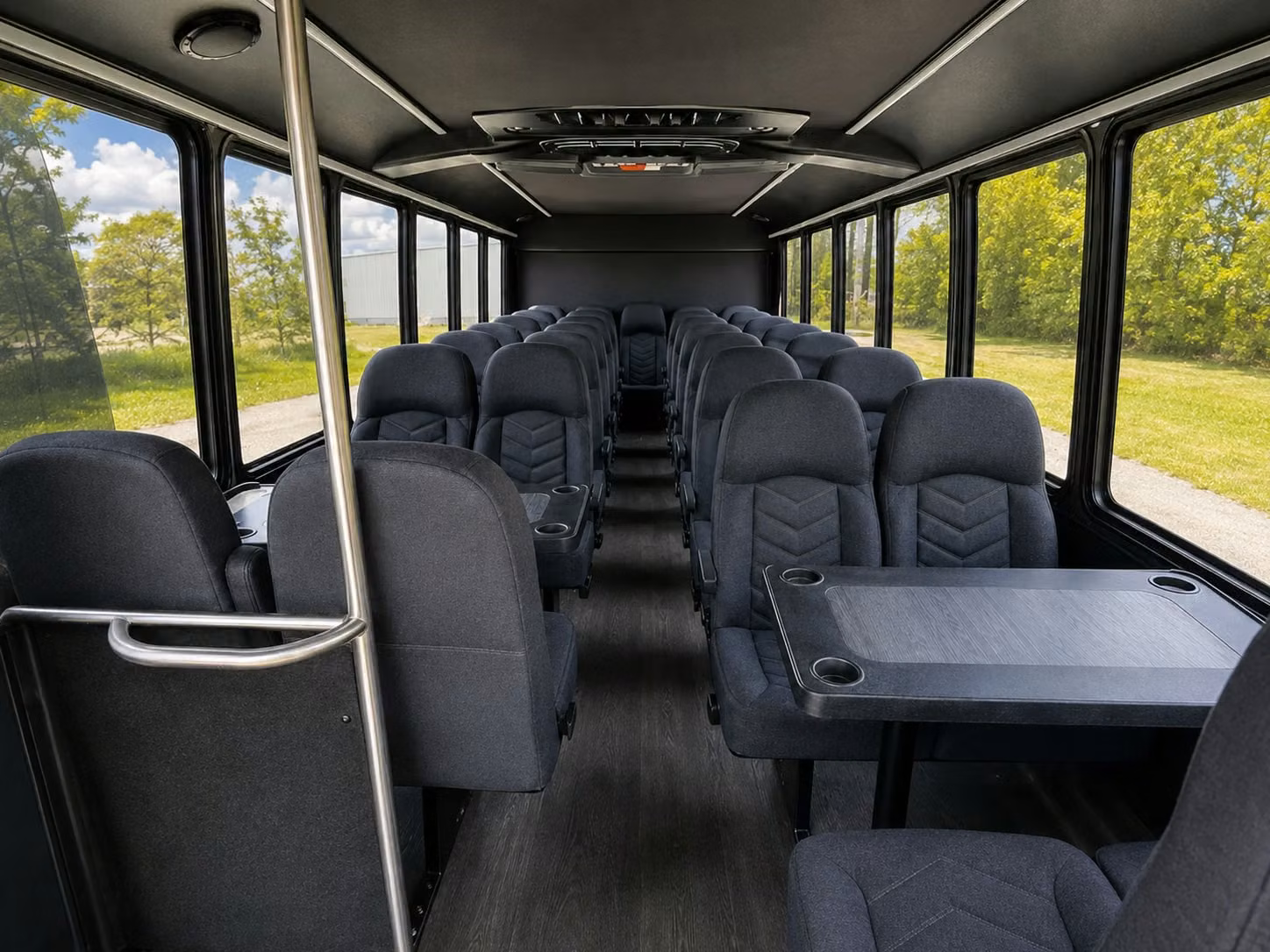 20 passenger minibus interior