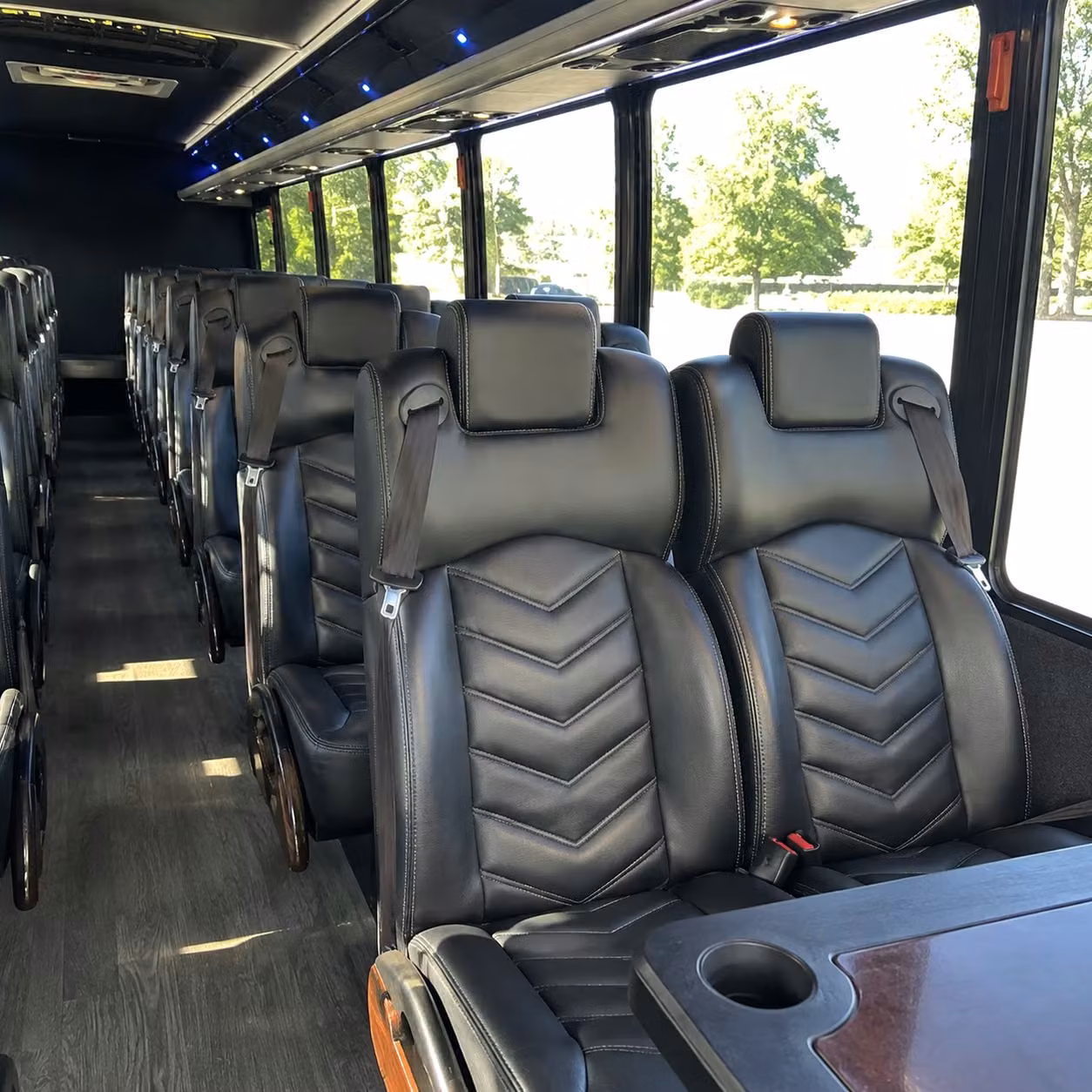 25 passenger minibus inside