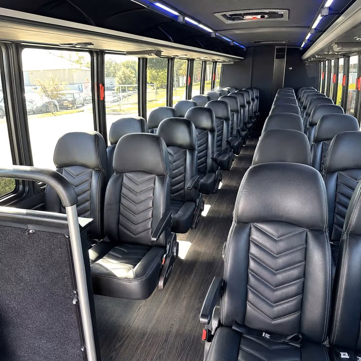 28 passenger minibus inside