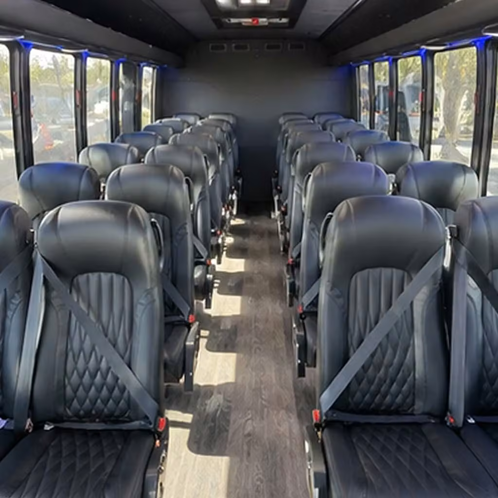 30 passenger minibus interior
