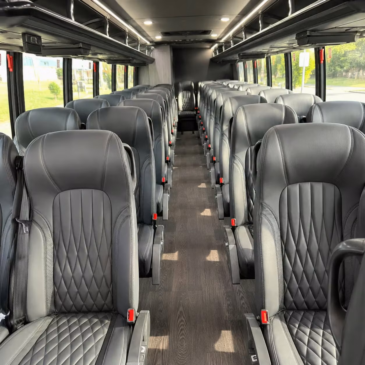 35 passenger minibus interior
