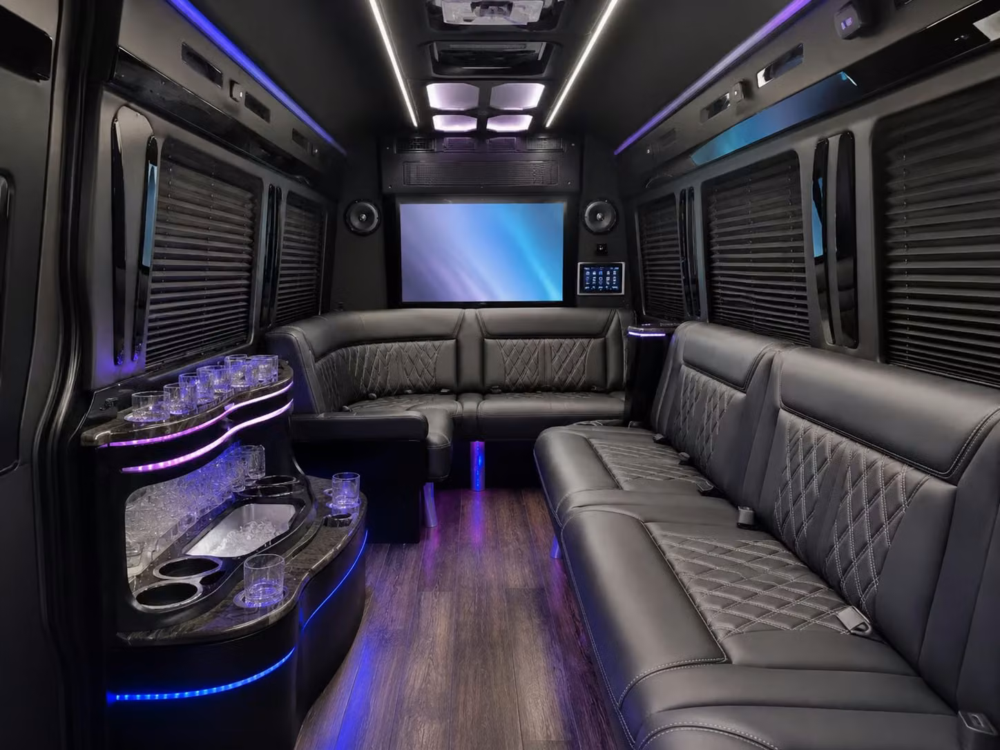 bus rental options for mount pleasant trips