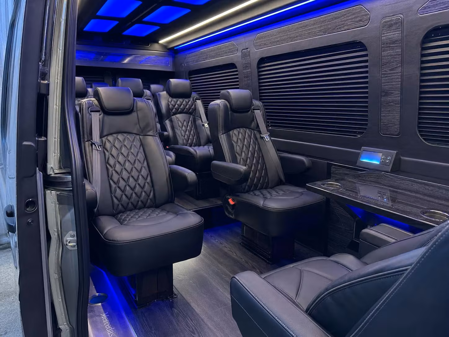 sprinter van transportation for groups and events across mount pleasant