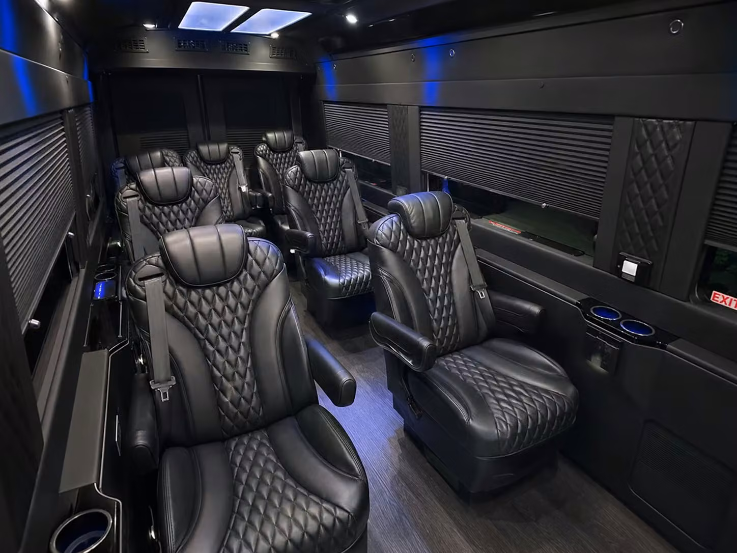 sprinter van with driver inside