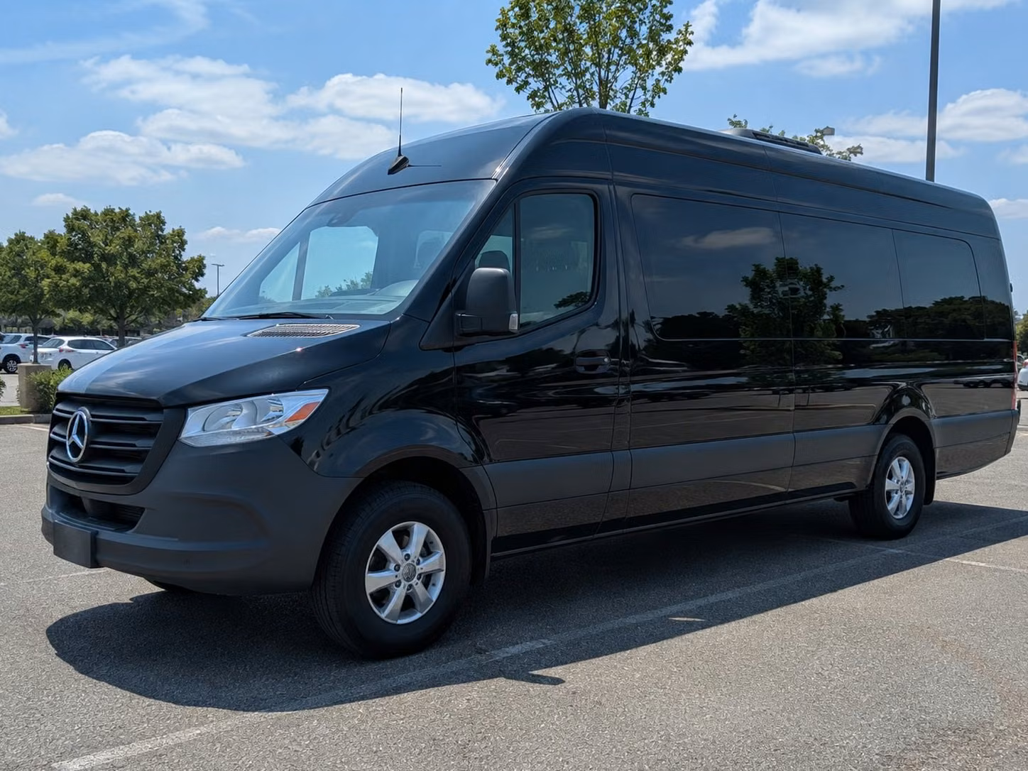 sprinter van with driver